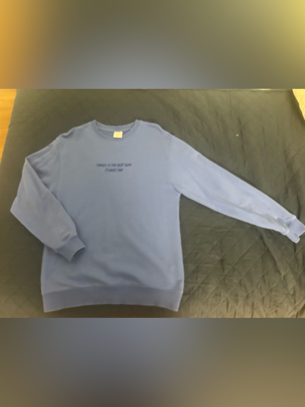 Classic Boys Crewneck Sweatshirt in Light Blue